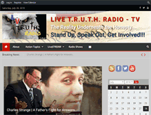 Tablet Screenshot of livetruthradio.com